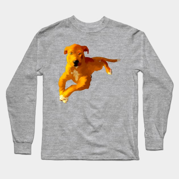 Mutt Long Sleeve T-Shirt by Blacklightco